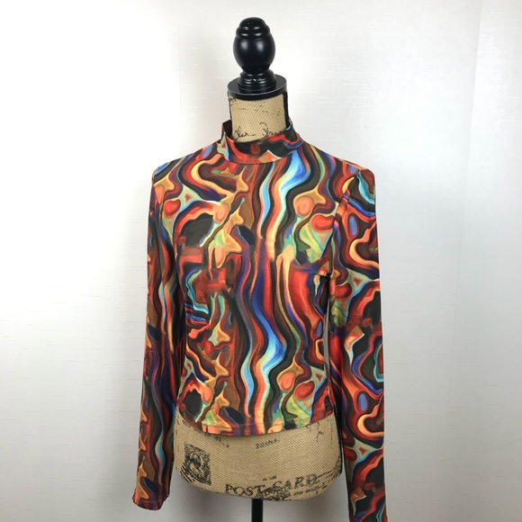 Funky 70’s Top Shein - Picture 8 of 8